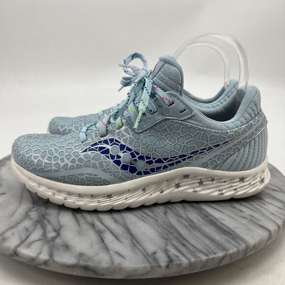 Saucony Kinvara Running Shoes Womens 5 Light Blue Lightweight Canvas S20551 - Picture 4 of 14